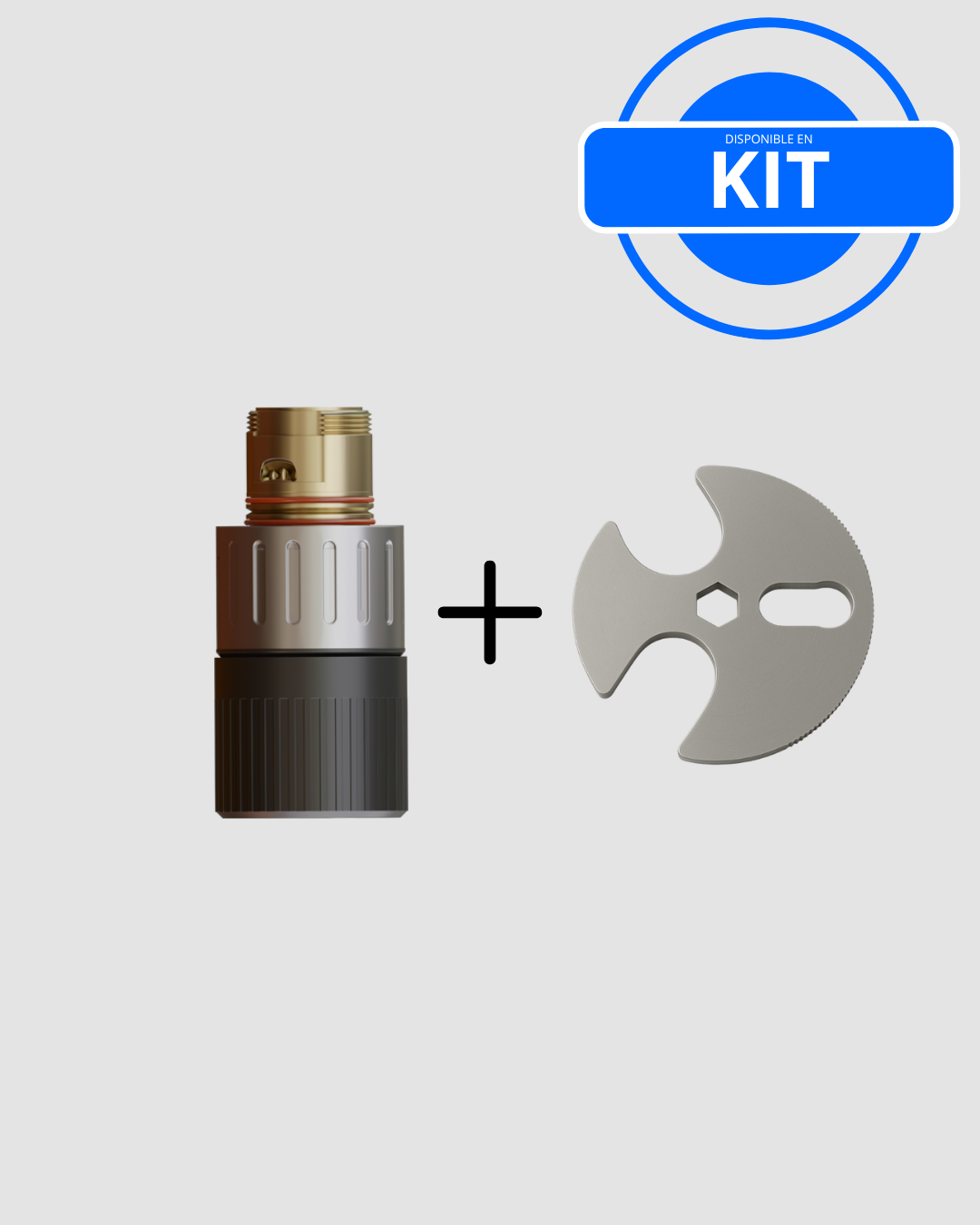 Fort Equipamentos - KIT CUERPO PRINCIPAL DE LA ANTORCHA (FHD+) + LLAVE DE EXTRACCIÓN