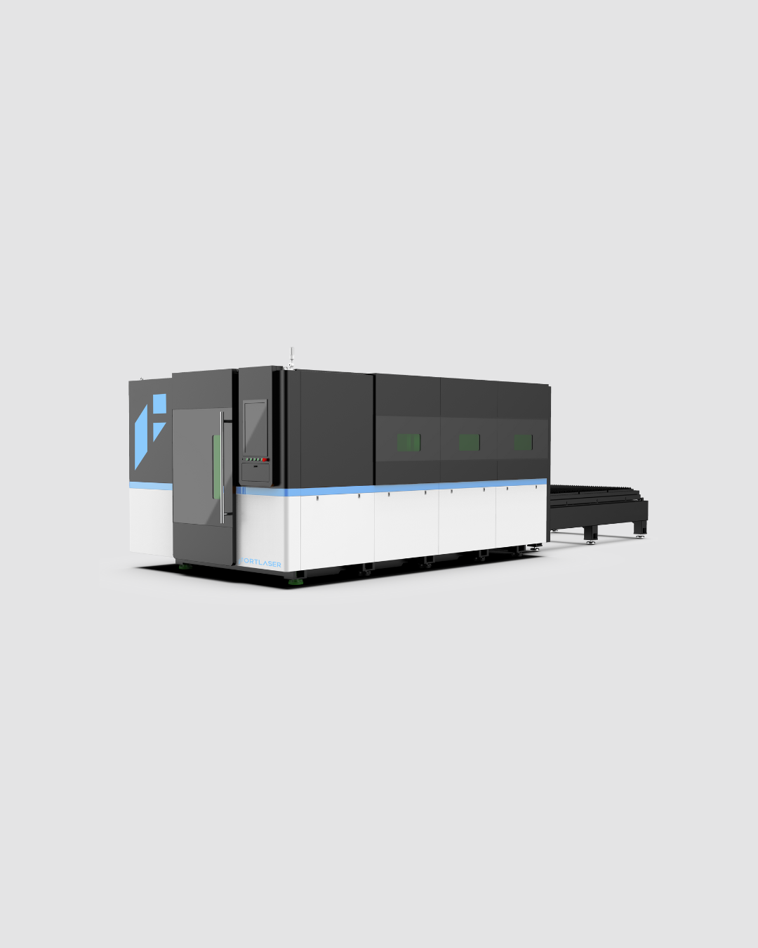 Fort Equipamentos - MÁQUINA DE CORTE LÁSER DE MESA CERRADA PARA LÁMINA METÁLICA