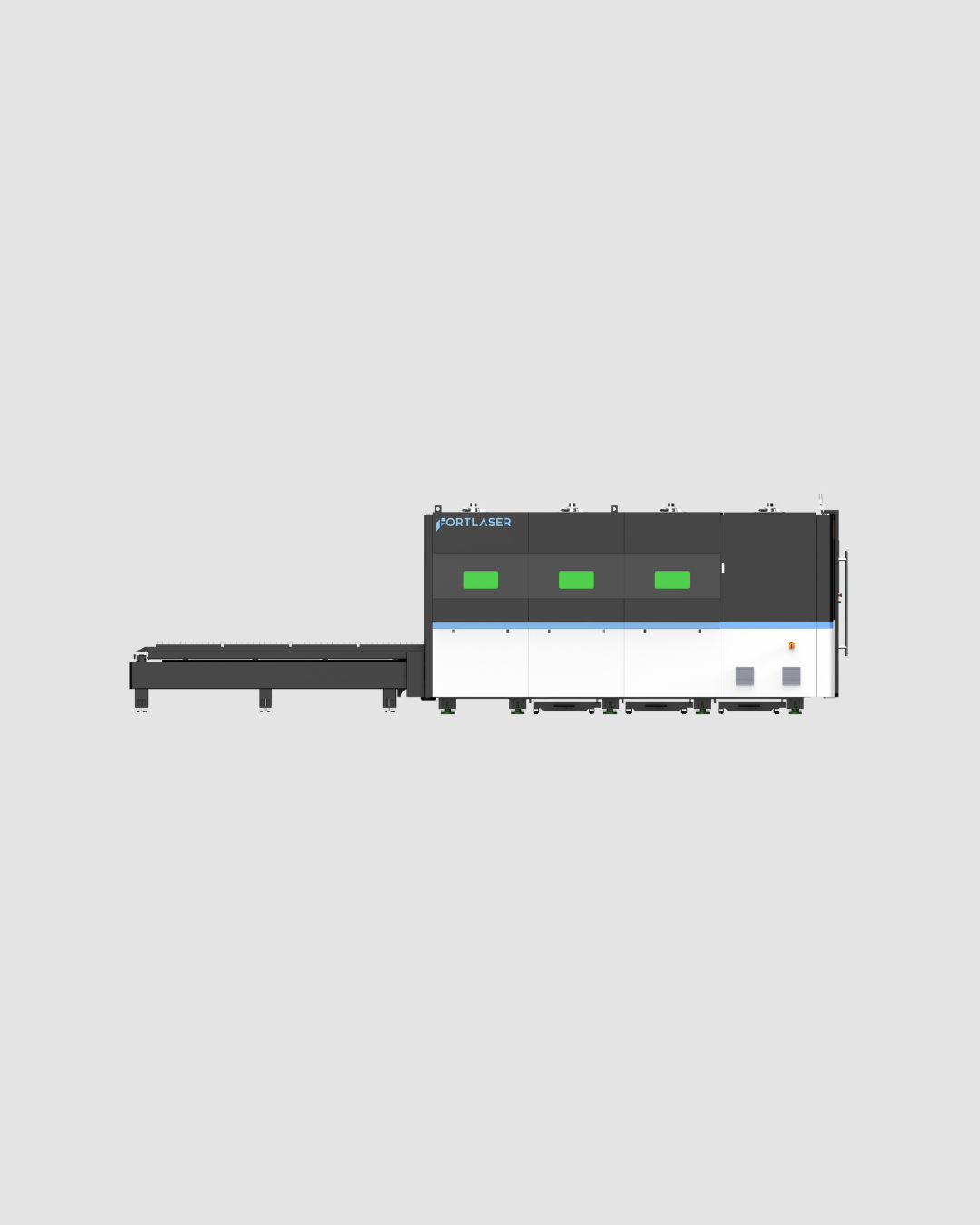 Fort Equipamentos - MÁQUINA DE CORTE LÁSER DE MESA CERRADA PARA LÁMINA METÁLICA
